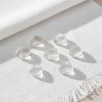 Clear quartz tumbled stone